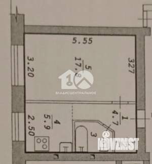 1-к квартира, вторичка, 31м2, 1/9 этаж