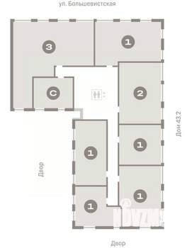 3-к квартира, вторичка, 120м2, 8/9 этаж