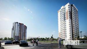 2-к квартира, строящийся дом, 37м2, 16/17 этаж