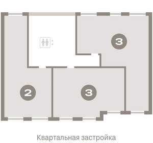 3-к квартира, вторичка, 82м2, 6/15 этаж