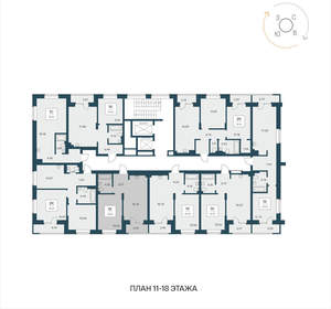1-к квартира, вторичка, 40м2, 18/25 этаж