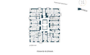 Студия квартира, вторичка, 28м2, 19/30 этаж