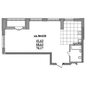 3-к квартира, вторичка, 70м2, 10/17 этаж