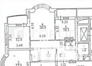 2-к квартира, вторичка, 65м2, 17/24 этаж