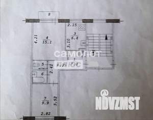 2-к квартира, вторичка, 43м2, 5/5 этаж