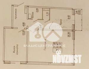 2-к квартира, вторичка, 59м2, 7/12 этаж