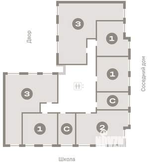 1-к квартира, вторичка, 40м2, 3/9 этаж