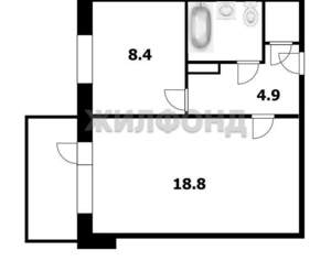 1-к квартира, вторичка, 37м2, 1/10 этаж