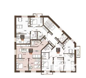 3-к квартира, вторичка, 68м2, 2/19 этаж