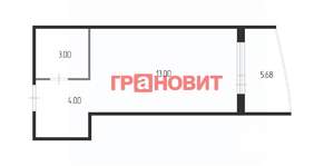 1-к квартира, вторичка, 25м2, 18/25 этаж