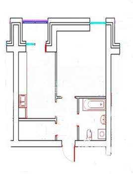 1-к квартира, вторичка, 37м2, 2/10 этаж