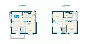 3-к квартира, строящийся дом, 133м2, 20/25 этаж