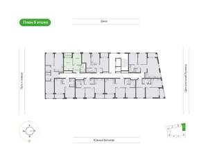1-к квартира, вторичка, 36м2, 5/14 этаж
