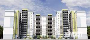 2-к квартира, строящийся дом, 67м2, 9/15 этаж