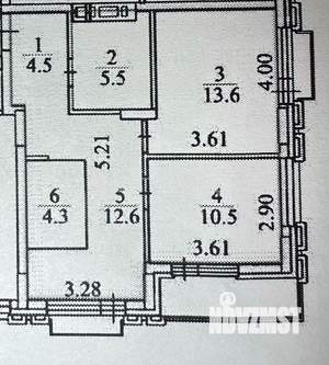 2-к квартира, вторичка, 51м2, 12/23 этаж