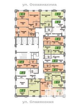 1-к квартира, строящийся дом, 35м2, 2/23 этаж