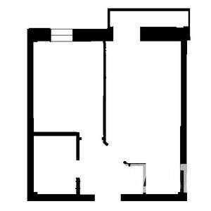 1-к квартира, вторичка, 33м2, 5/5 этаж