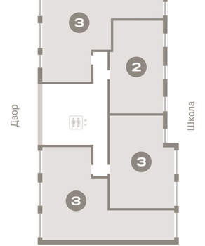 3-к квартира, вторичка, 136м2, 7/23 этаж