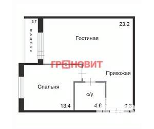2-к квартира, вторичка, 51м2, 12/25 этаж