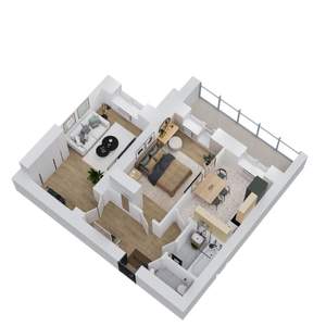 2-к квартира, вторичка, 56м2, 10/12 этаж