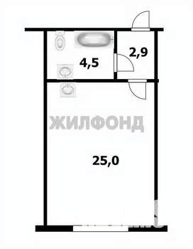 1-к квартира, вторичка, 32м2, 7/10 этаж