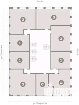1-к квартира, вторичка, 45м2, 15/30 этаж