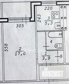 1-к квартира, вторичка, 30м2, 6/9 этаж
