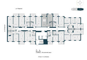 1-к квартира, вторичка, 45м2, 11/17 этаж