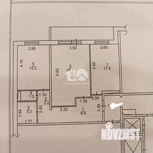 2-к квартира, вторичка, 60м2, 10/17 этаж