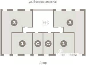 3-к квартира, вторичка, 88м2, 3/8 этаж