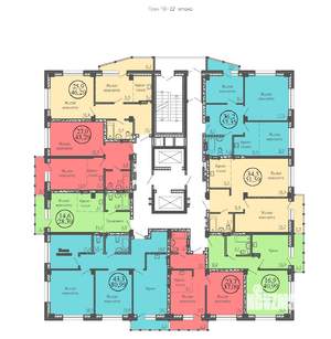 3-к квартира, вторичка, 80м2, 21/22 этаж