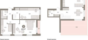 3-к квартира, вторичка, 159м2, 6/15 этаж