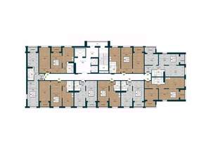 2-к квартира, вторичка, 63м2, 25/25 этаж