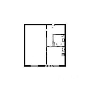 1-к квартира, вторичка, 28м2, 2/5 этаж