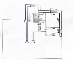 1-к квартира, вторичка, 34м2, 3/4 этаж