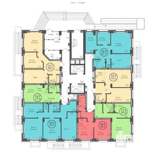 3-к квартира, вторичка, 81м2, 1/22 этаж