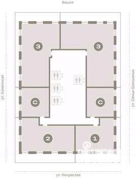 1-к квартира, вторичка, 83м2, 28/30 этаж