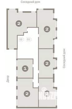 2-к квартира, вторичка, 63м2, 10/12 этаж