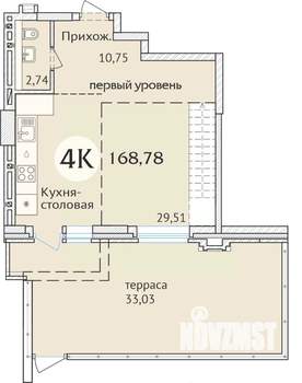 4-к квартира, сданный дом, 167м2, 1/23 этаж
