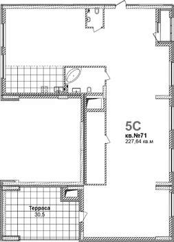 5-к квартира, вторичка, 228м2, 17/19 этаж