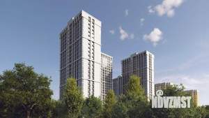1-к квартира, строящийся дом, 38м2, 17/25 этаж