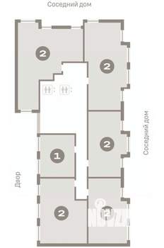 2-к квартира, вторичка, 63м2, 10/12 этаж