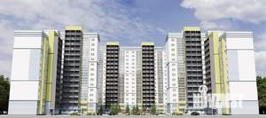 2-к квартира, строящийся дом, 76м2, 14/15 этаж