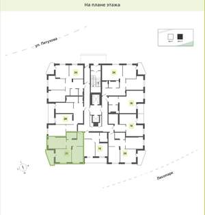 2-к квартира, вторичка, 61м2, 12/17 этаж