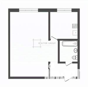 1-к квартира, вторичка, 28м2, 1/5 этаж