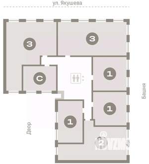 Студия квартира, вторичка, 33м2, 9/10 этаж