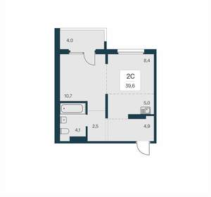 2-к квартира, вторичка, 40м2, 12/17 этаж