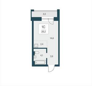 Студия квартира, вторичка, 28м2, 5/23 этаж