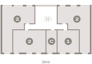 2-к квартира, вторичка, 126м2, 7/17 этаж