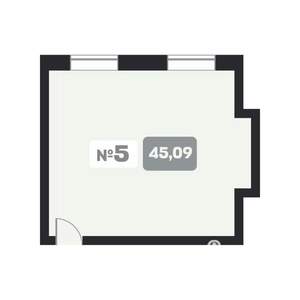 1-к квартира, вторичка, 45м2, 9/22 этаж